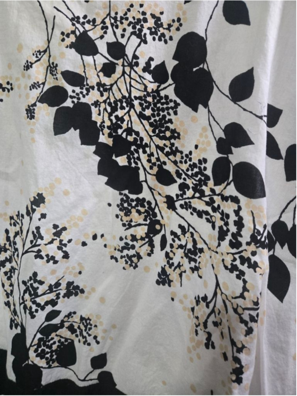 Apostrophe White Black Floral A-Line Skirt XL - Picture 2 of 8